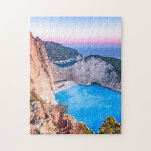 Fartyg i Zakynthos Puzzle Pussel