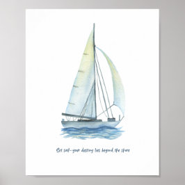 Fartyg och hav, Motivationsaffisch Poster