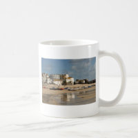 Fartyg på den låga tiden, St Ives hamn