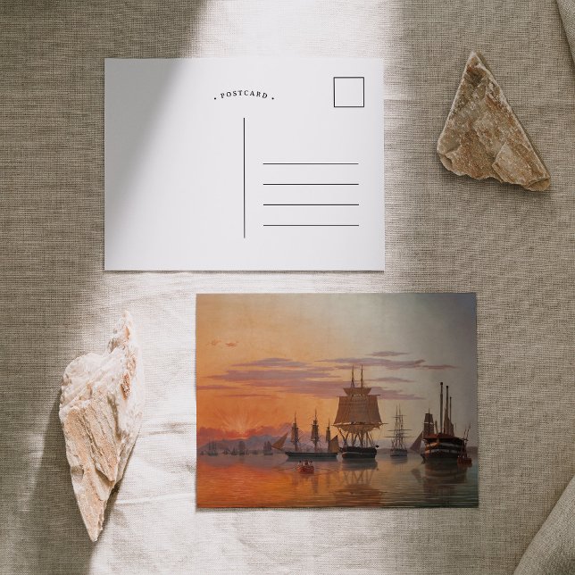 Fartyg på floden Tejo | Carl Dahl Vykort (Skapare uppladdad)