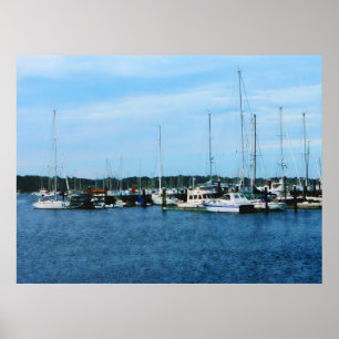 Fartyg på Newport RI Poster