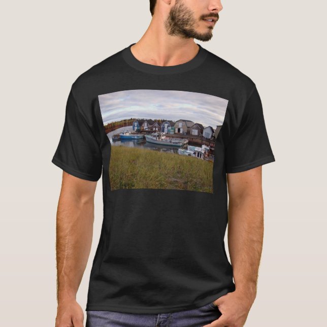 Fartyg på Prince Edward Island Tee Shirt (Framsida)