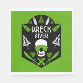 Fartyg Sea Divers Pappersservett