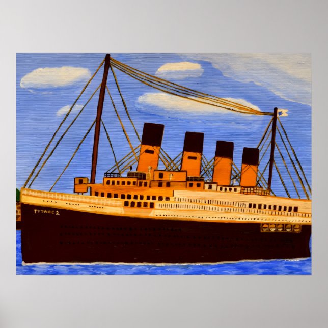 Fartyg Titanic  Poster (Framsidan)