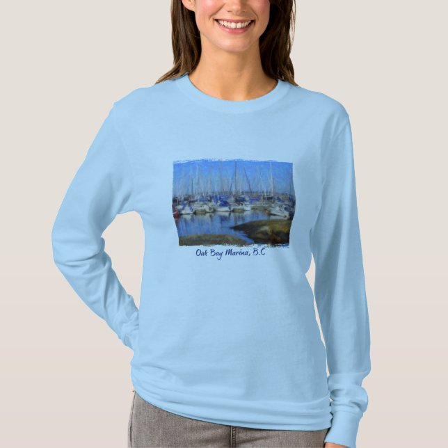 "Fartyg" Victoria, BC T-tröja T-shirt (Framsida)