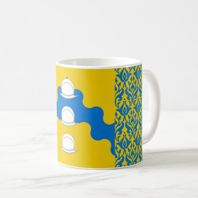 Fartyg vid Rio de las Animas Populace Badge Kaffemugg (Framsida höger)