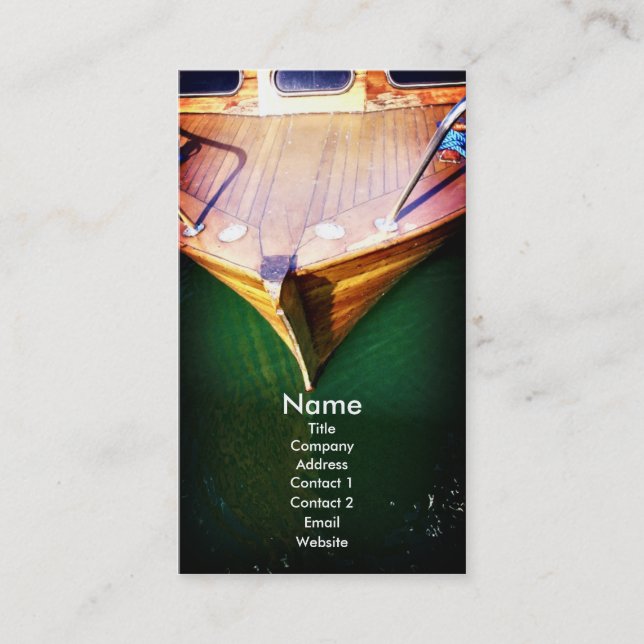 Fartyg visitkortmall visitkort (Framsida)