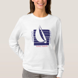 FartygblåttSquare_UpDown Sydney t-skjorta T-shirt