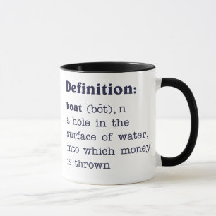 Fartygdefinitionmugg Mugg