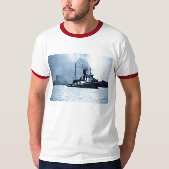 Fartyget för bogserbåtJesse James Great Lakes T-shirt (Framsida)