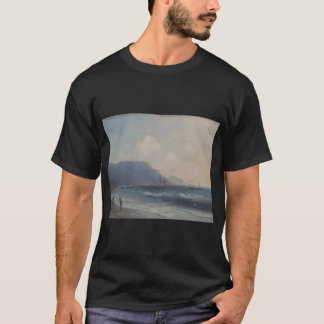Fartyget lämnar Ischia - Ivan Konstantinovich Aiva T Shirt