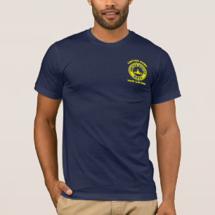 Fartygets blå Anchor-kapten som sjösätter sommaren T Shirt