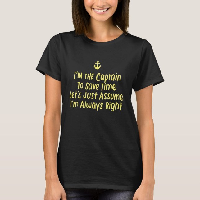 Fartygets kapten 1 t shirt (Framsida)