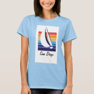 FartygfärgSquare_San Diego t-skjorta T Shirt