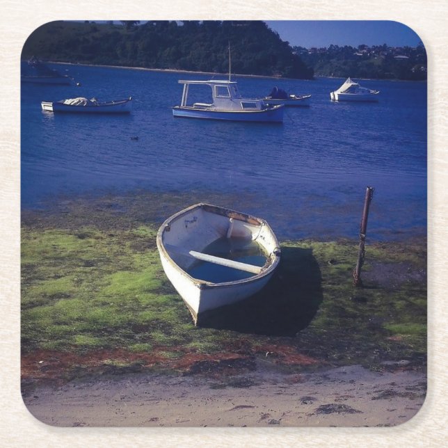 fartygkustfartyg underlägg papper kvadrat (Framsidan)