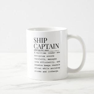 Fartygs kapten kaffemugg