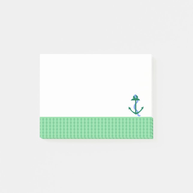 Fartygs nautiska ankare post-it block (Framsida)
