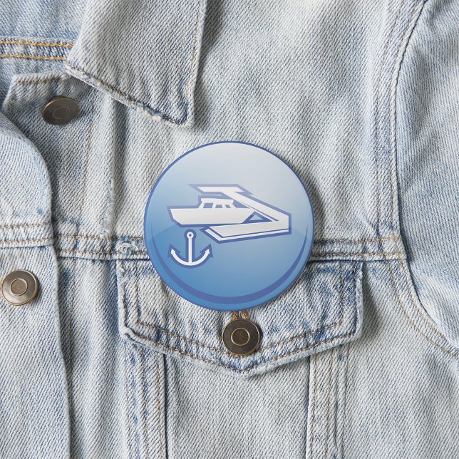 Fartygs- och ankarfartyg knapp (Skapare uppladdad)