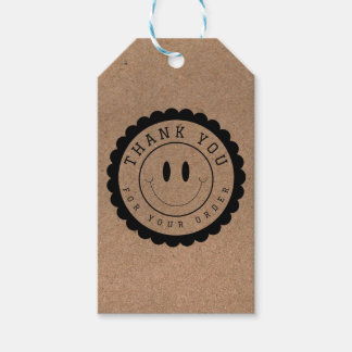 Fartygscirkel vid sjömil Ansikte Tack Presentetikett