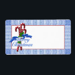 Fartygsetiketter för candy cane God jul Fraktsedel<br><div class="desc">En grupp av gula och vita polkagrisar som är bundna med blått band och holly på returetiketterna vid jul med basket väv blå bakgrund som sänder ett God jul-meddelande. Vi specialiserar oss på anpassningsbar-framtagna formgivningar, så kontakta oss om du vill ha en unik, beställd layout med den här grundläggande candy...</div>
