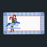Fartygsetiketter för candy cane God jul Fraktsedel<br><div class="desc">En grupp av gula och vita polkagrisar som är bundna med blått band och holly på returetiketterna vid jul med basket väv blå bakgrund som sänder ett God jul-meddelande. Vi specialiserar oss på anpassningsbar-framtagna formgivningar, så kontakta oss om du vill ha en unik, beställd layout med den här grundläggande candy...</div>