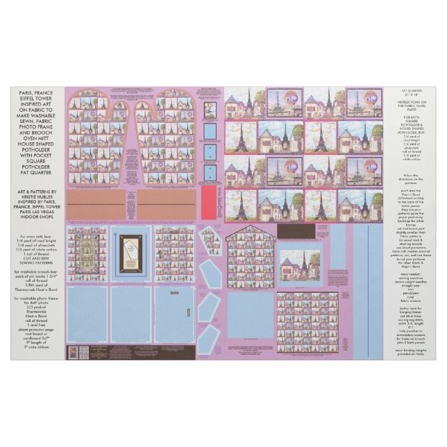 Fartygsnätet i Paris Eiffel sydd mönster Tyg (Yard)