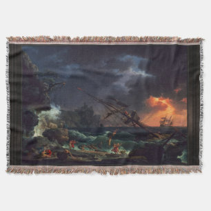 Fartygsolyckan av Claude Joseph Vernet Filt