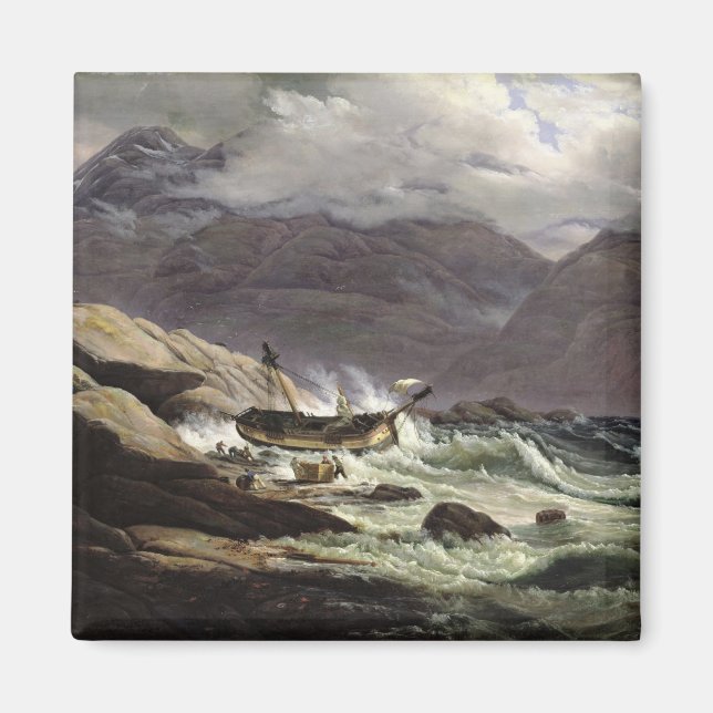 Fartygsolyckor på norska Kusten, 1831 Magnet (Framsidan)