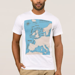 Fartygsväderprognos för Brittiska öarna i färg T Shirt