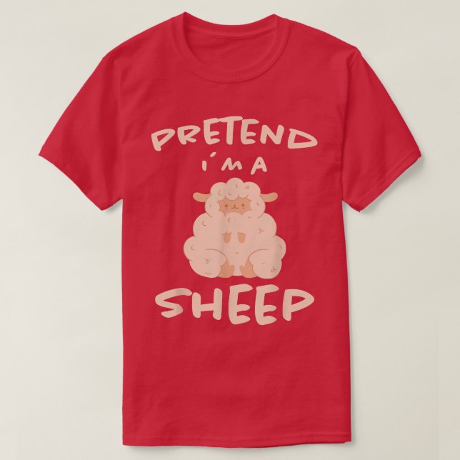 Fåruppfödare utformar husfårlammfår t shirt (Design framsida)