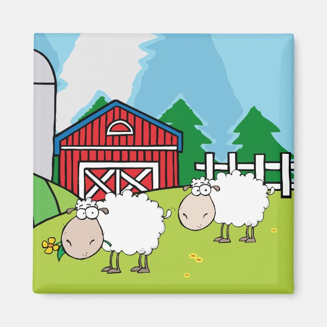 Fåruppfödning Magnet (Framsidan)