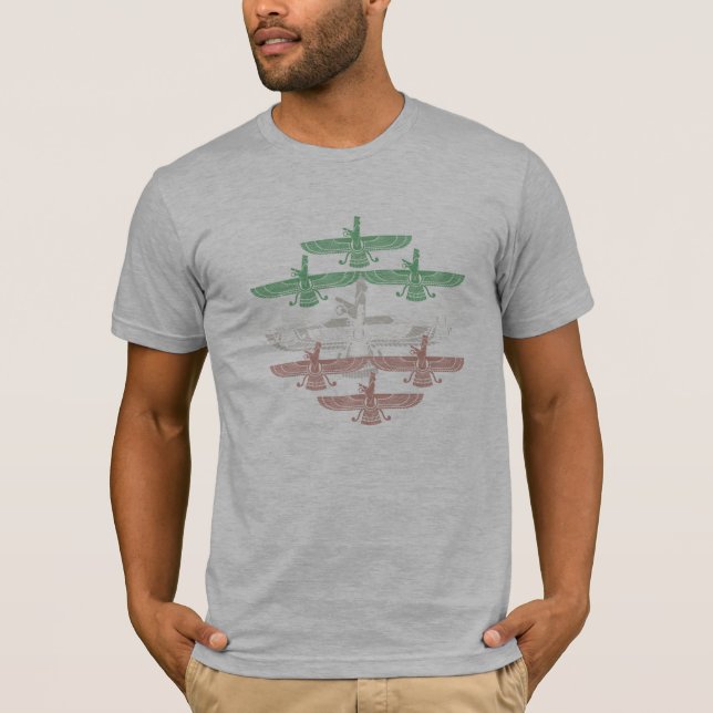 Farvahar färger tee shirt (Framsida)