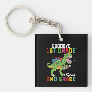 Farväl 1:a klass Hej 2:a klass T Rex-dinosaurie