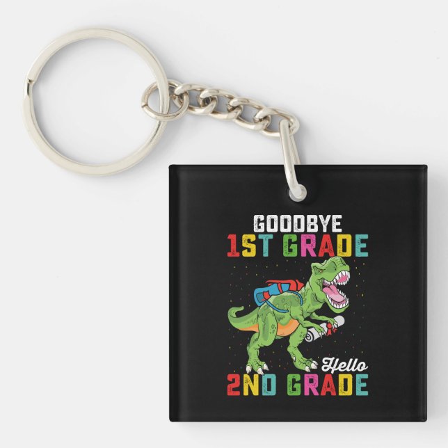 Farväl 1:a klass Hej 2:a klass T Rex-dinosaurie (Framsidan)