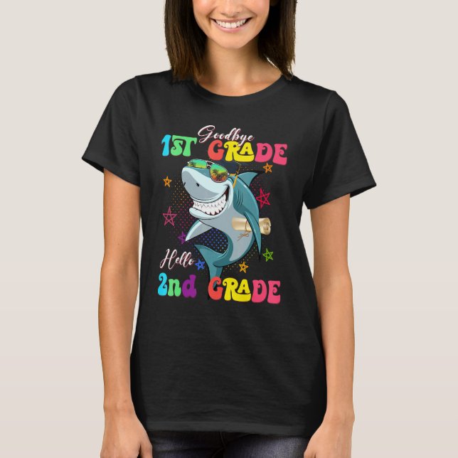 Farväl 1:a Klass Studenten Hej 2:a Klass T Shirt (Framsida)