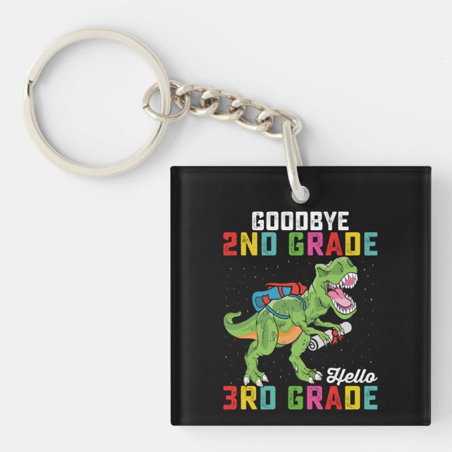 Farväl 2:a klass Hej 3:e klass T Rex Dinosaurie (Framsidan)