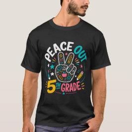 Farväl 5:e klass | Klass 2026 Examen T Shirt