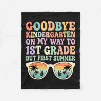 Farväl-förskola-första-sommar-examen-sista- Fleecefilt
