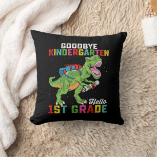 Farväl förskola, hej första klass T Rex skola Kudde