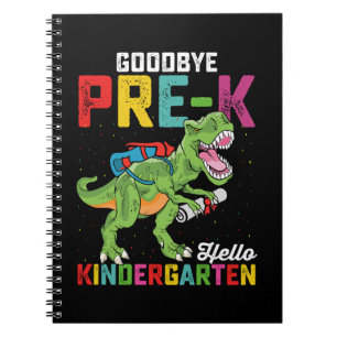 Farväl förskola Hej Kindergarten T Rex Skola Anteckningsbok