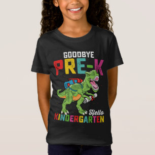 Farväl förskola, hej kindergarten T-Rex skola T Shirt
