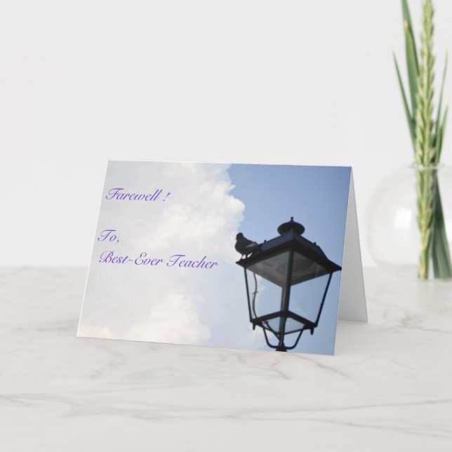 Farväl - kort! kort (Framsida)