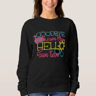 Farväl lektionsplaner Hej solbränna lärare sommar T Shirt