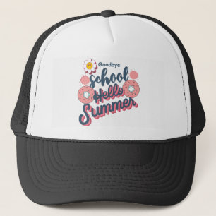 Farväl Skola Hej Sommar Munk Konst Keps