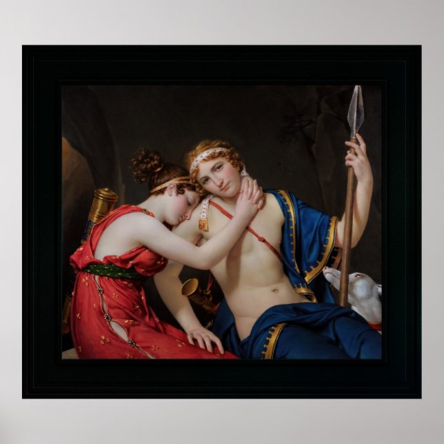 Farväl Telemachus och Eucharis Poster (Framsidan)