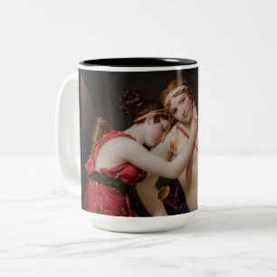 Farväl Telemachus och Eucharis Två-Tonad Mugg