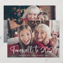 Farväl till 2020 | Gott nytt år 2021 Två Foto