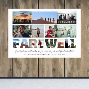 Farväl till Fotokollage för Coworking Chef Pension Poster