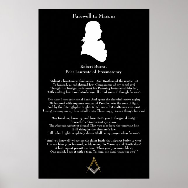 Farväl till Masons Poster (Framsidan)