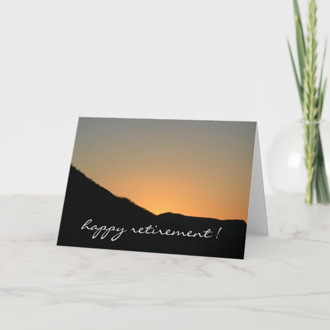 Farväl till solnedgången kort (Framsida)